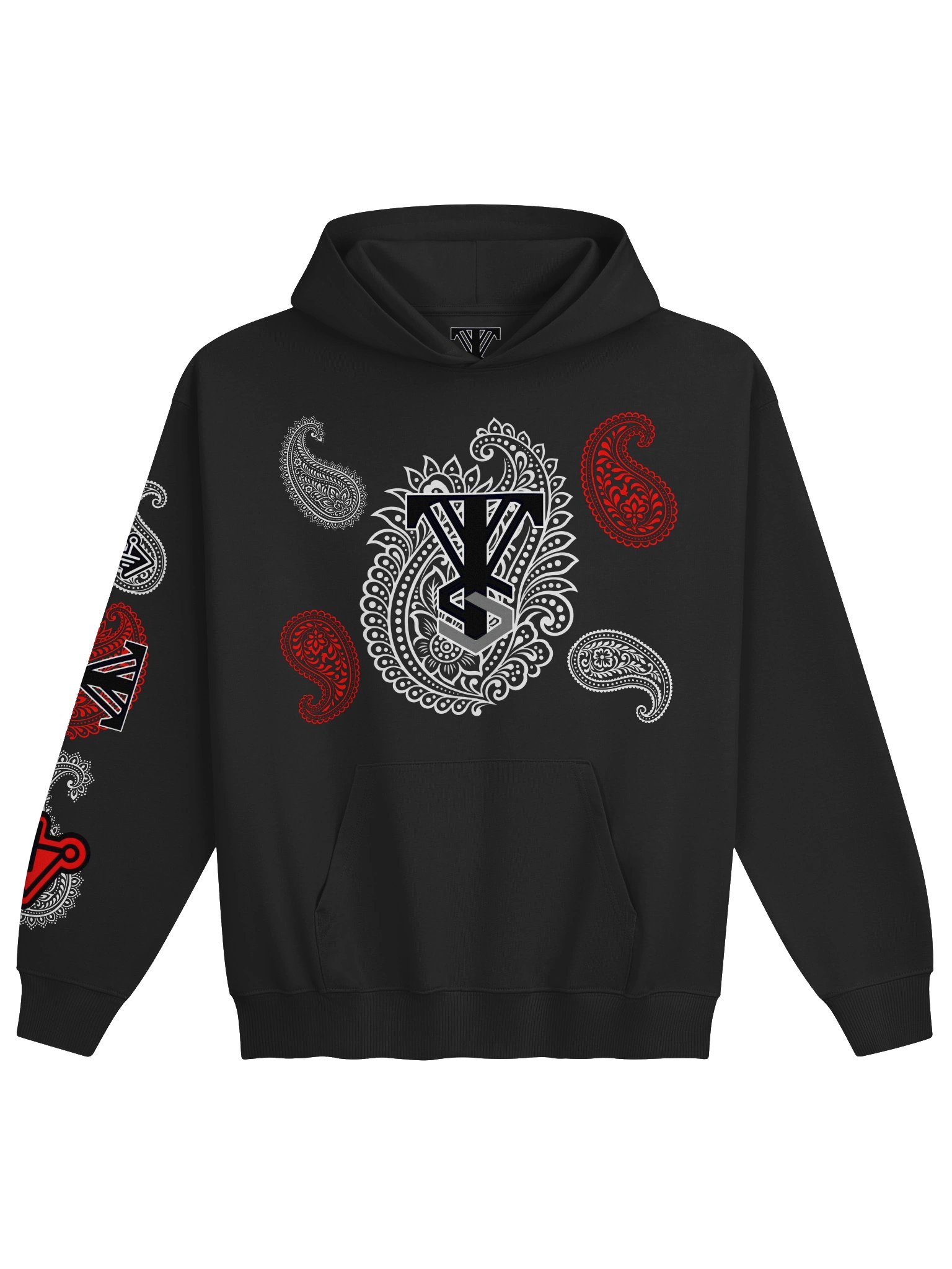 Kal's Paisley Winter Hoodie product image (1)