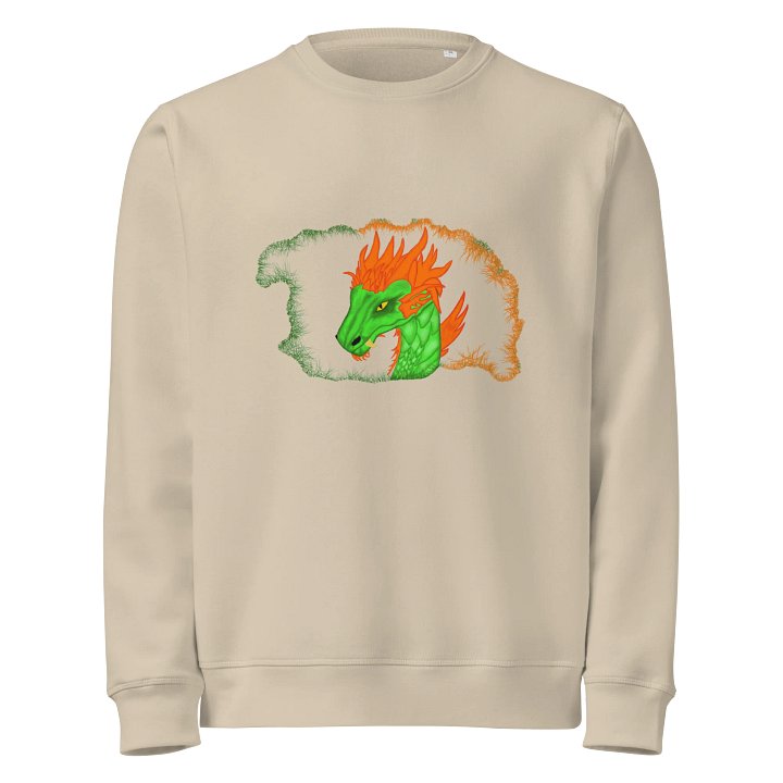 Vibrant Dragon's Head Organic Sweatshirt product image (1)
