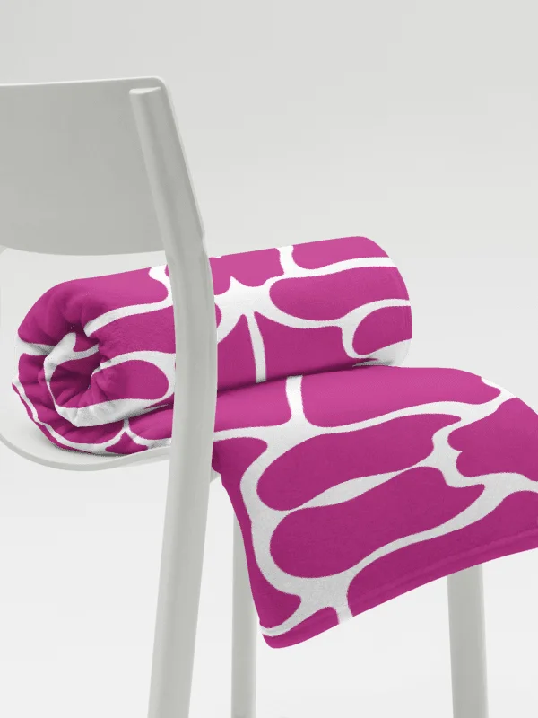 Pink Brick Mosaic Throw Blanket product image (6)