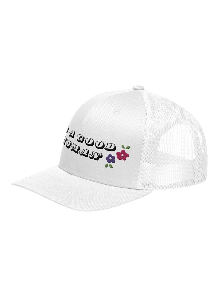 Be A Good Human Flower Power Trucker Hat product image (2)