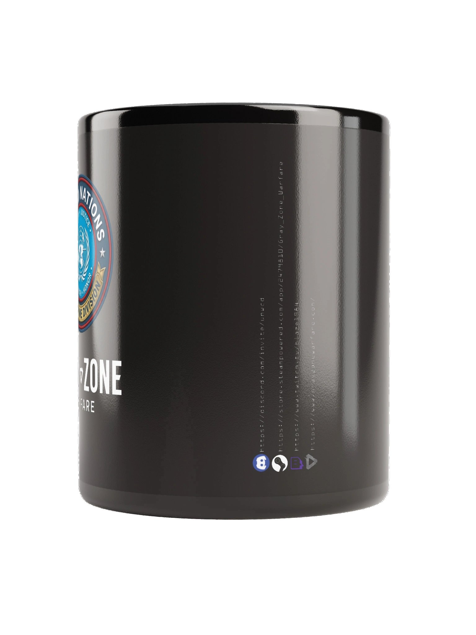 UNWCD/MSS Black Mug - White GZW product image (2)