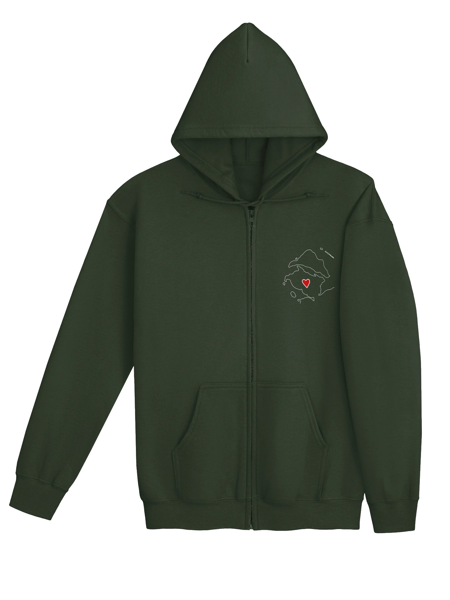 Moose Migration - Zip Up hoodie (Glidan) product image (4)
