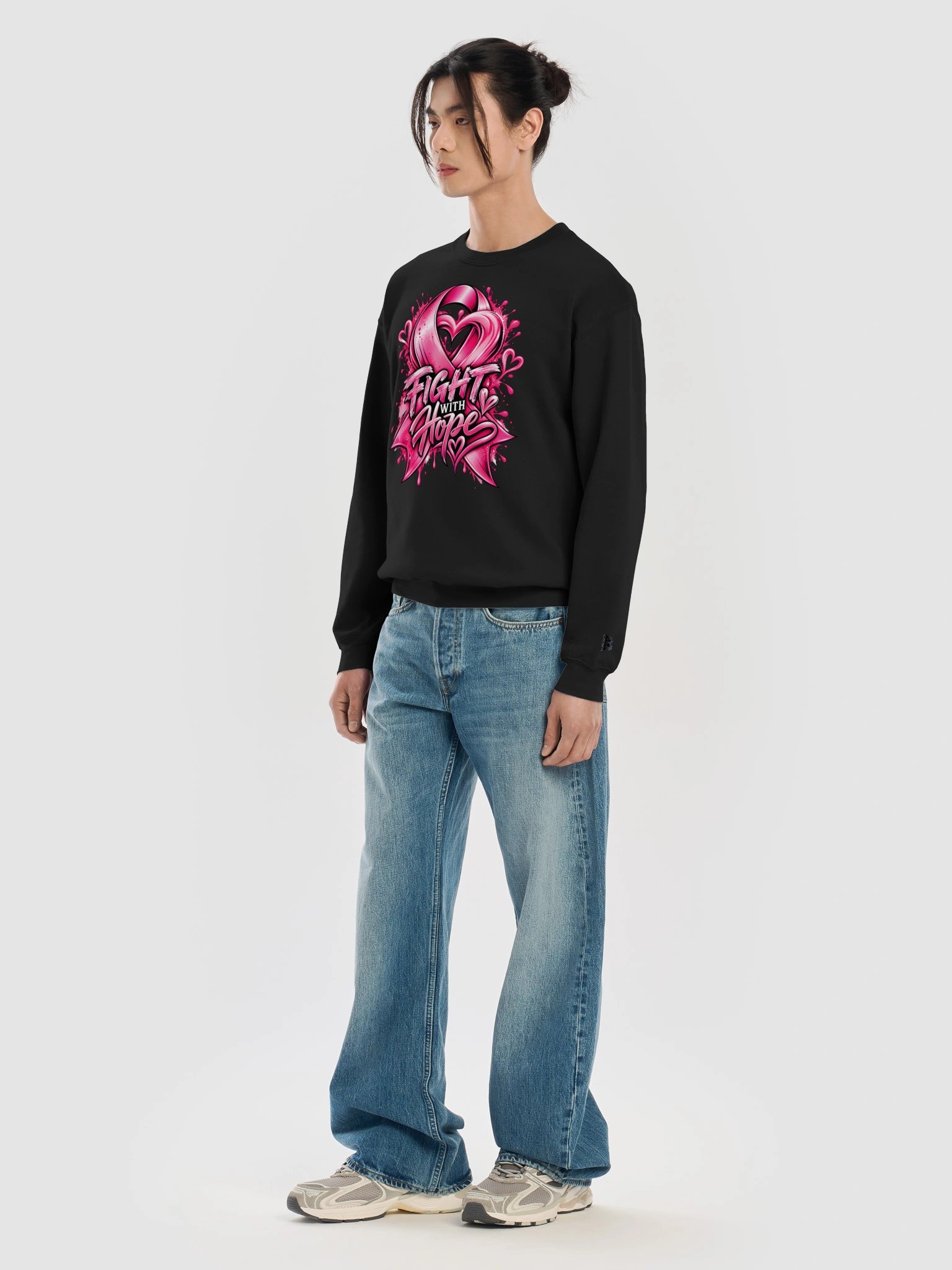 Blacktop Brand Breast Cancer Awareness Crewneck Sweatshirt product image (58)