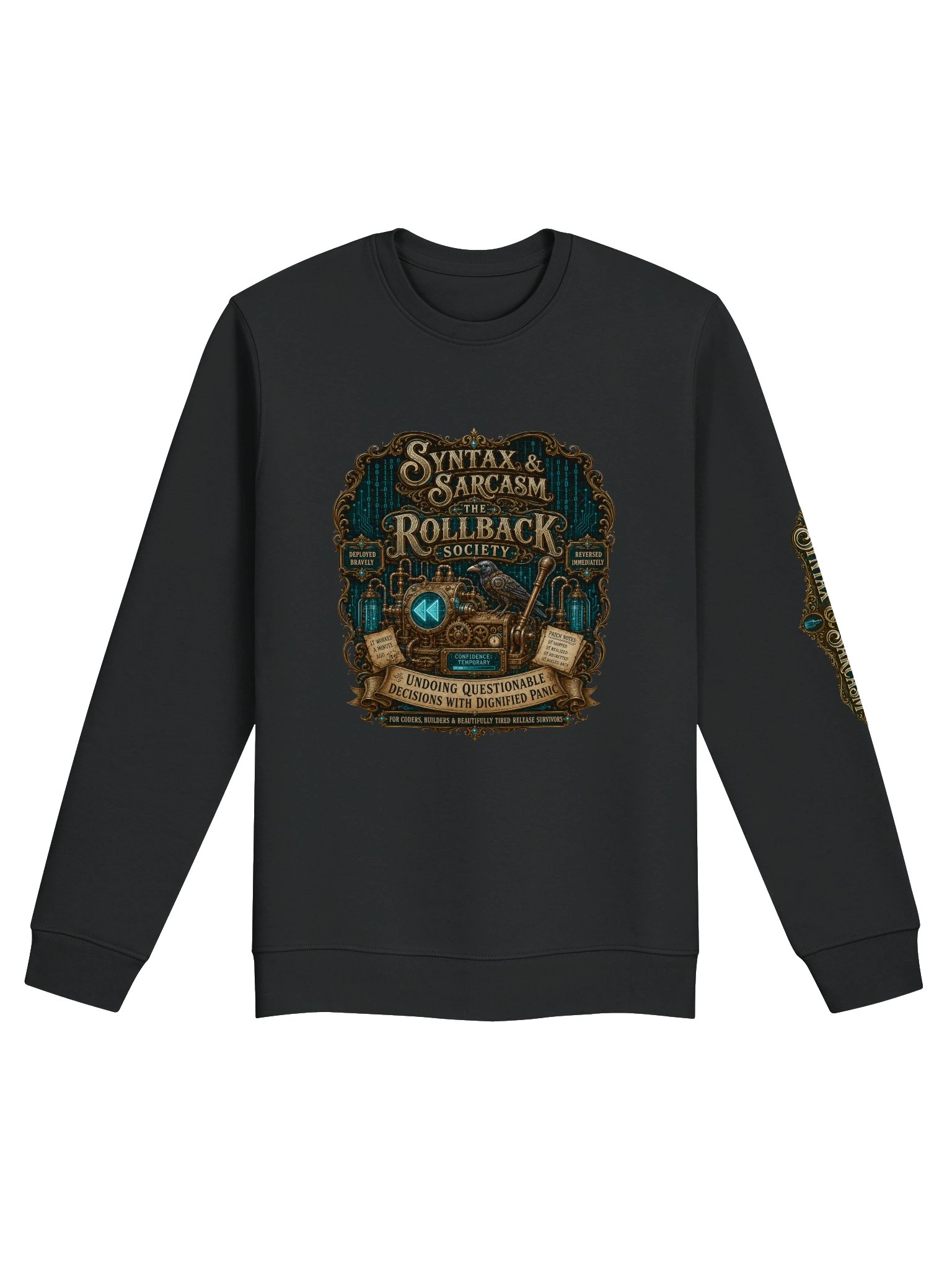 Syntax & Sarcasm Rollback Society Stanley/Stella Unisex Eco Sweatshirt product image (3)