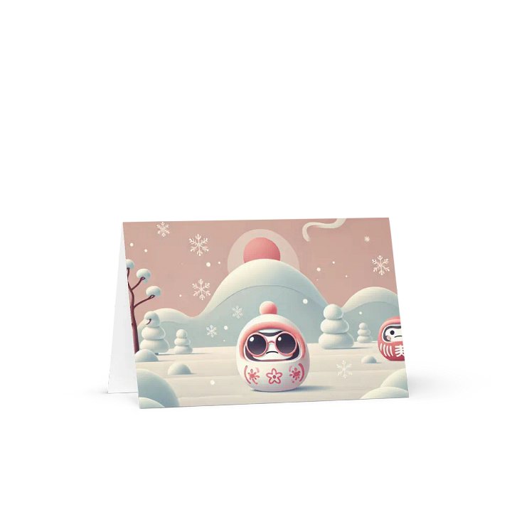 Daruma with Sunglass Winter Greetings product image (1)