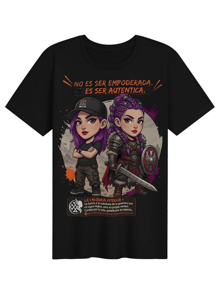 Camiseta Mujer “Valquiria Interior” | Bella+Canvas Supersoft product image (2)