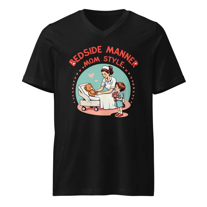 Mom-Style Caregiver V-Neck Tee product image (1)