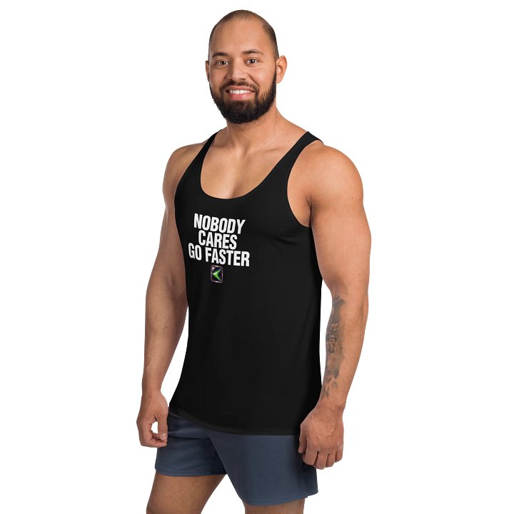 Nobody Cares Go Faster Polyester Tanktop product image (2)