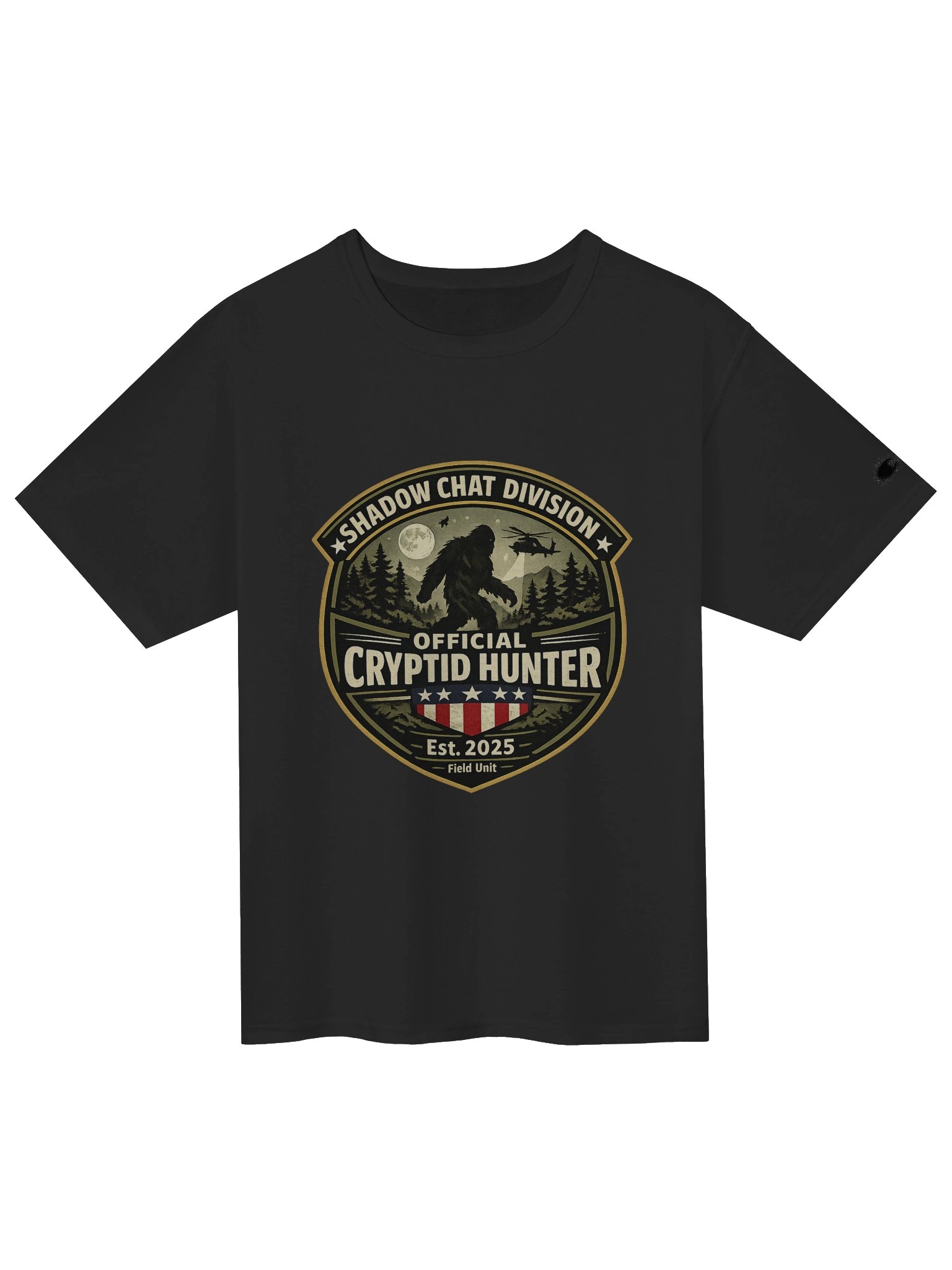 Official Cryptid Hunter Tee – Shadow Chat Division product image (1)