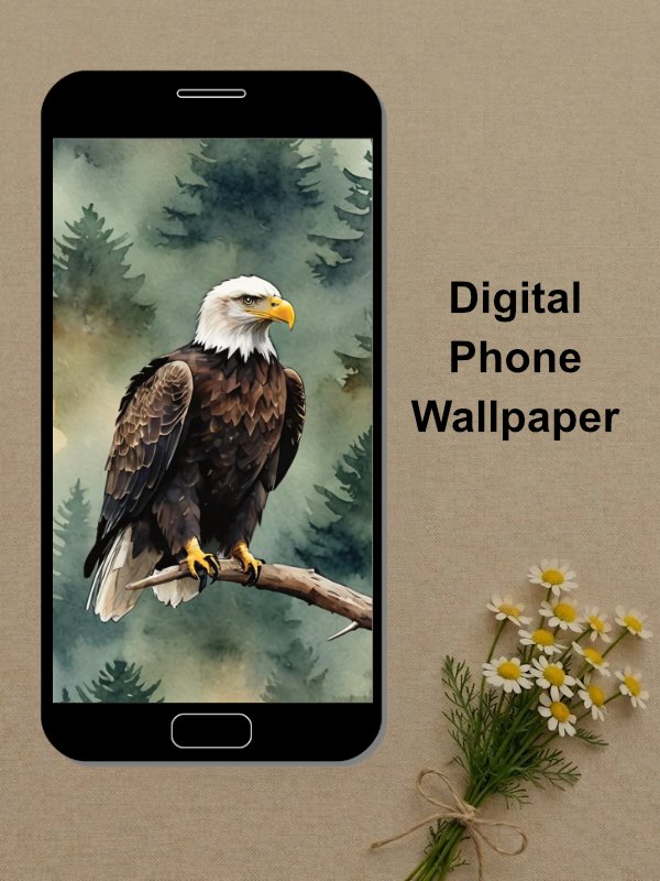 Bald Eagle Phone Wallpaper product image (1)