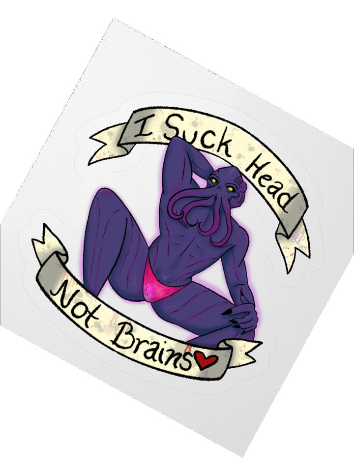 The Emperor "I Suck Head Not Brains" Pin Up product image (4)