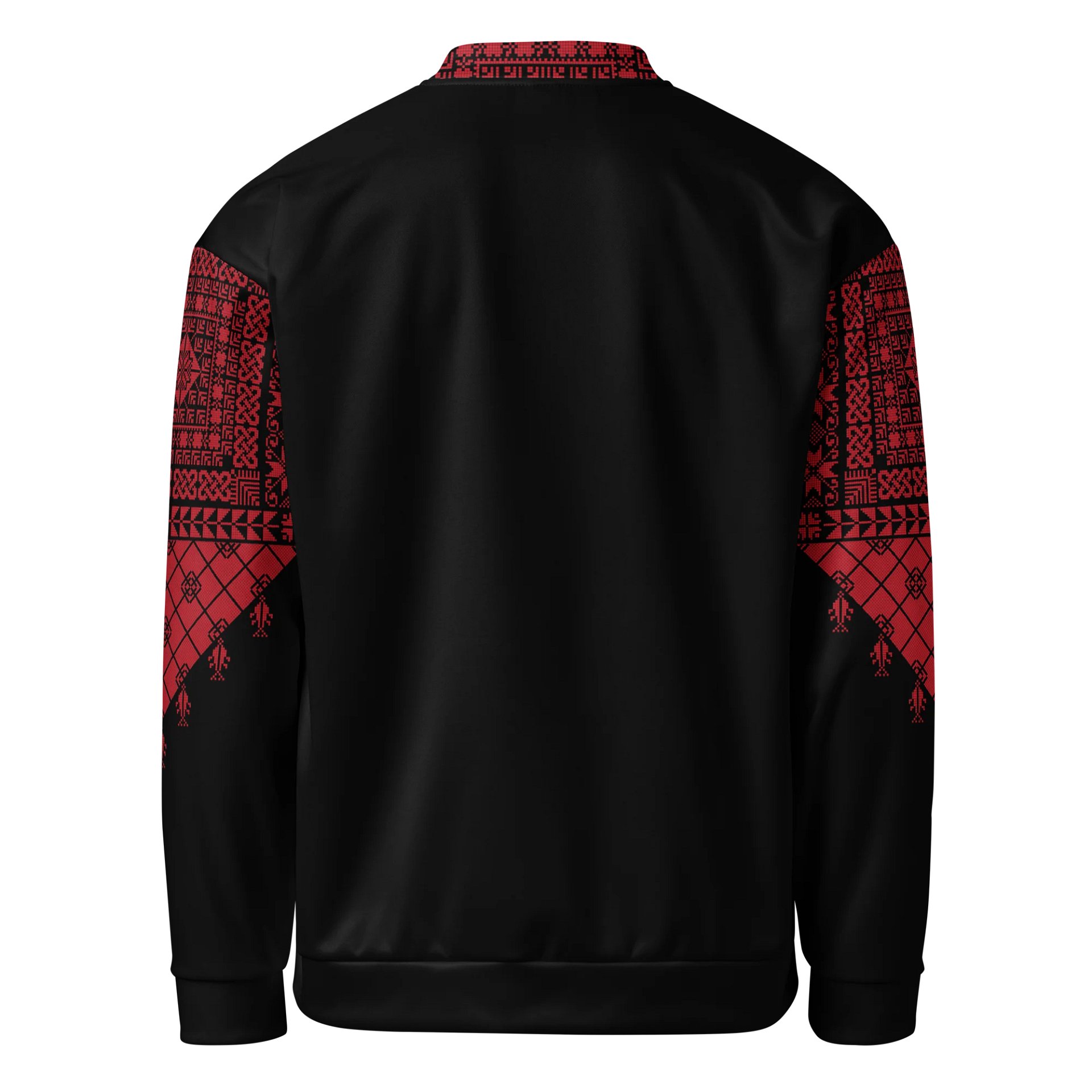 Red Tatreez Unisex Bomber Jacket product image (4)