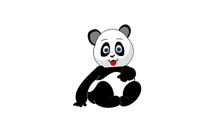 Panda Bear 2D png Vtuber product image (2)