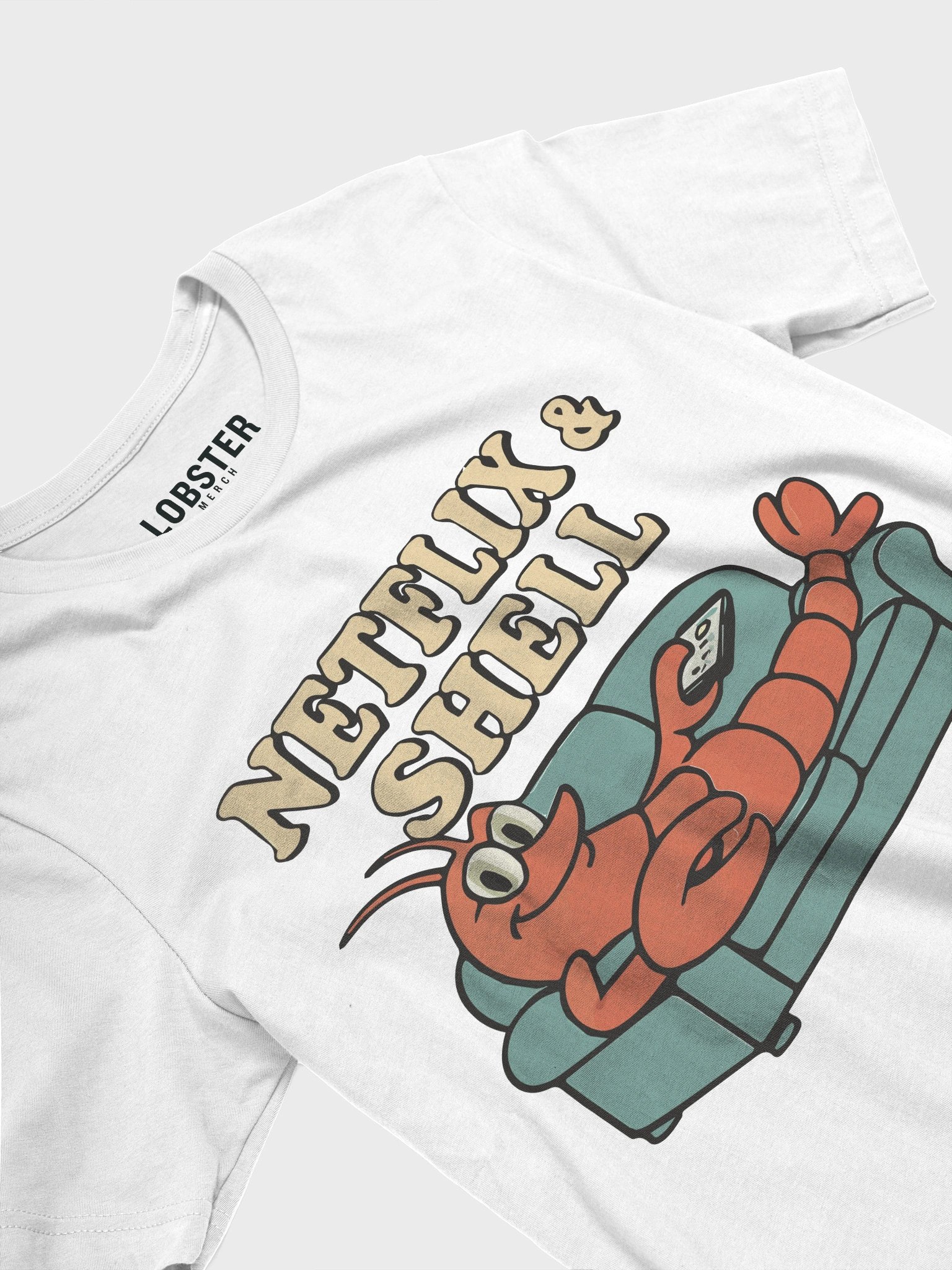 Netflix & Shell – Chill Lobster Vibes Tee product image (4)
