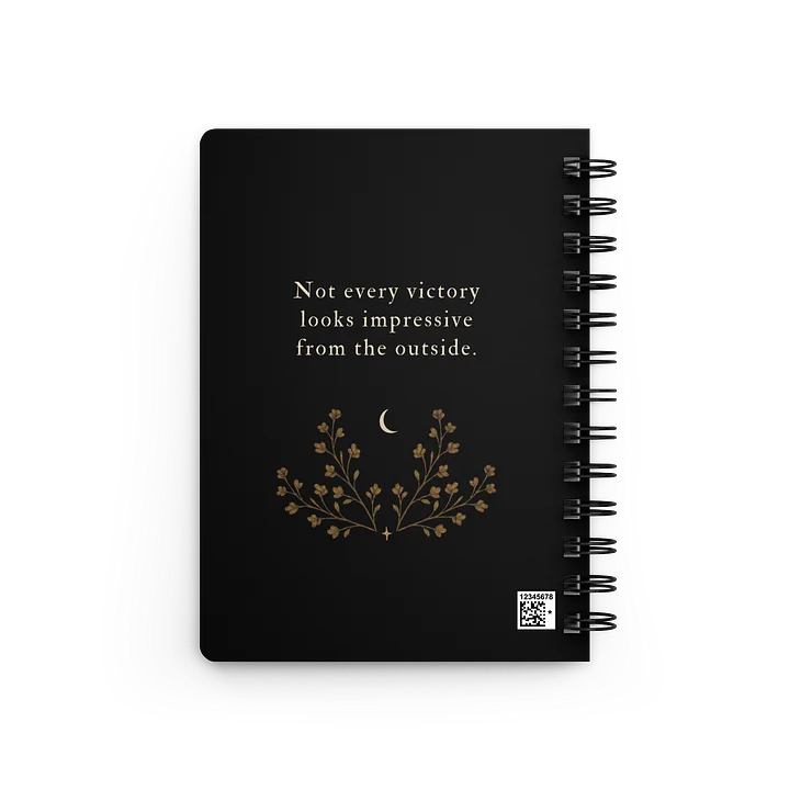 Tiny Good Things For Difficult Bodies Journal | Gothic Chronic Illness Notebook product image (2)