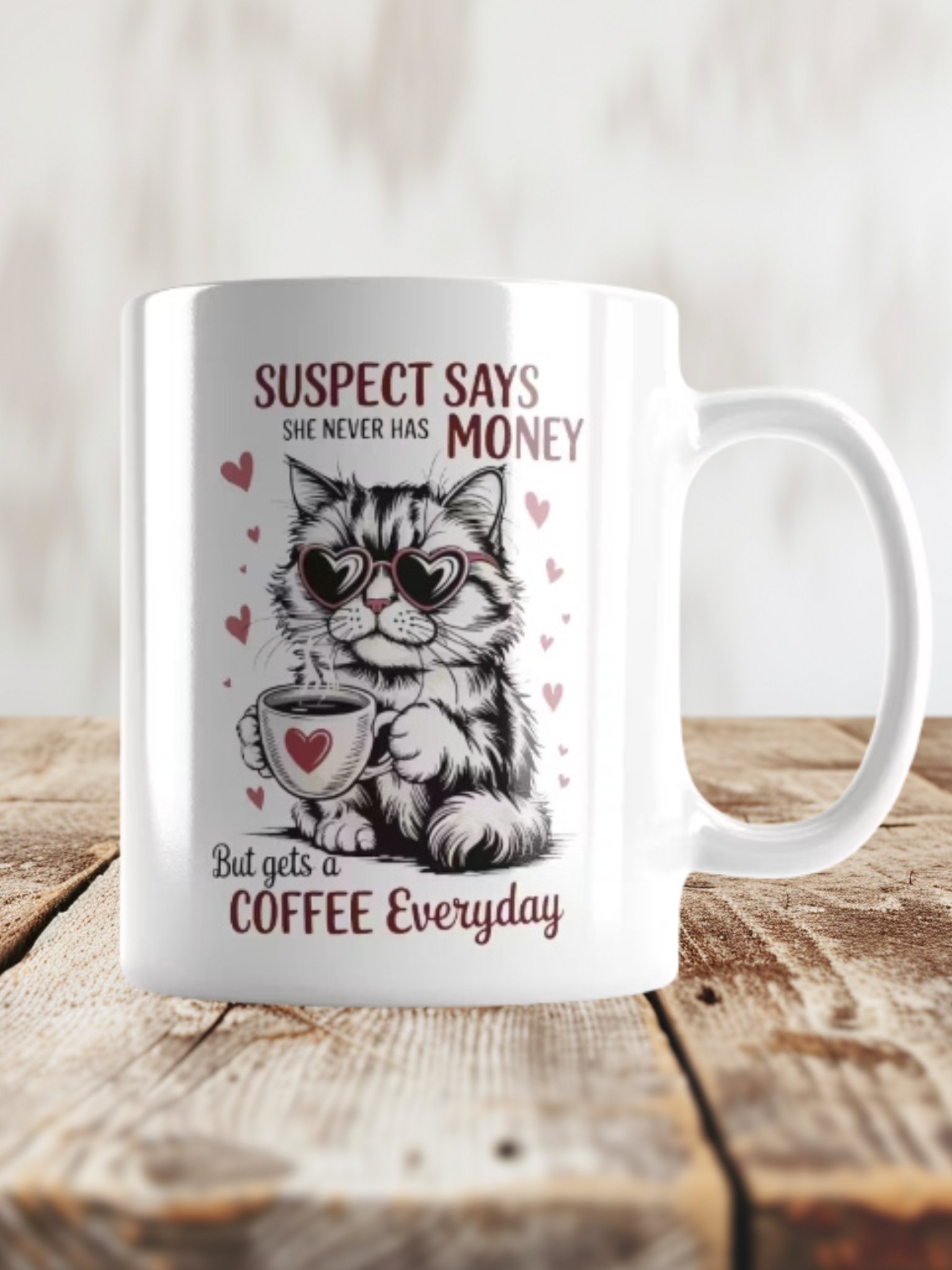 Suspect Says No Money Mug product image (19)