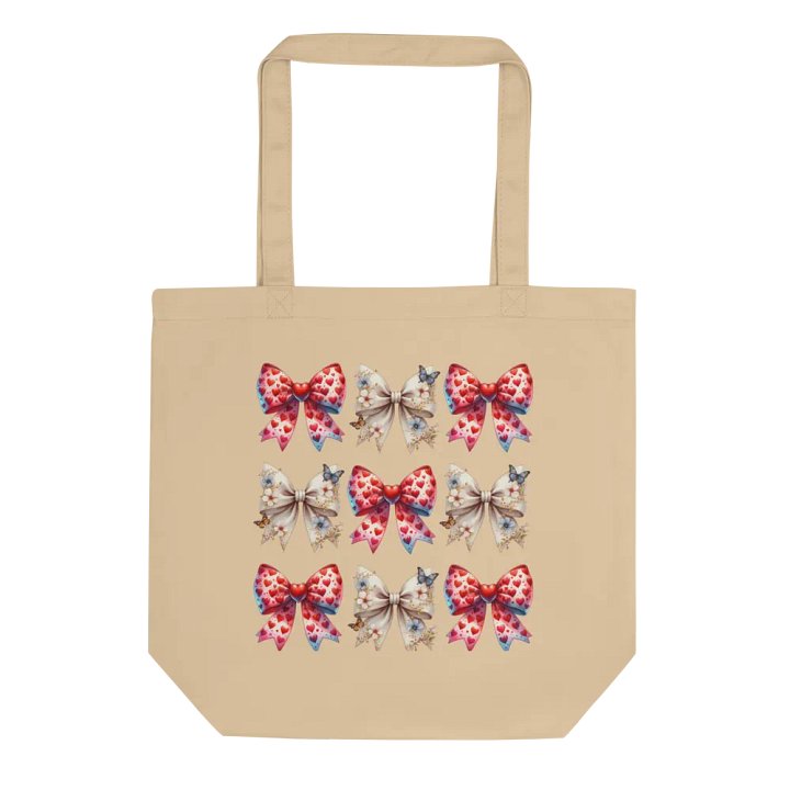 Spring Bows Heart Whimsy Tote Bag Collection product image (1)