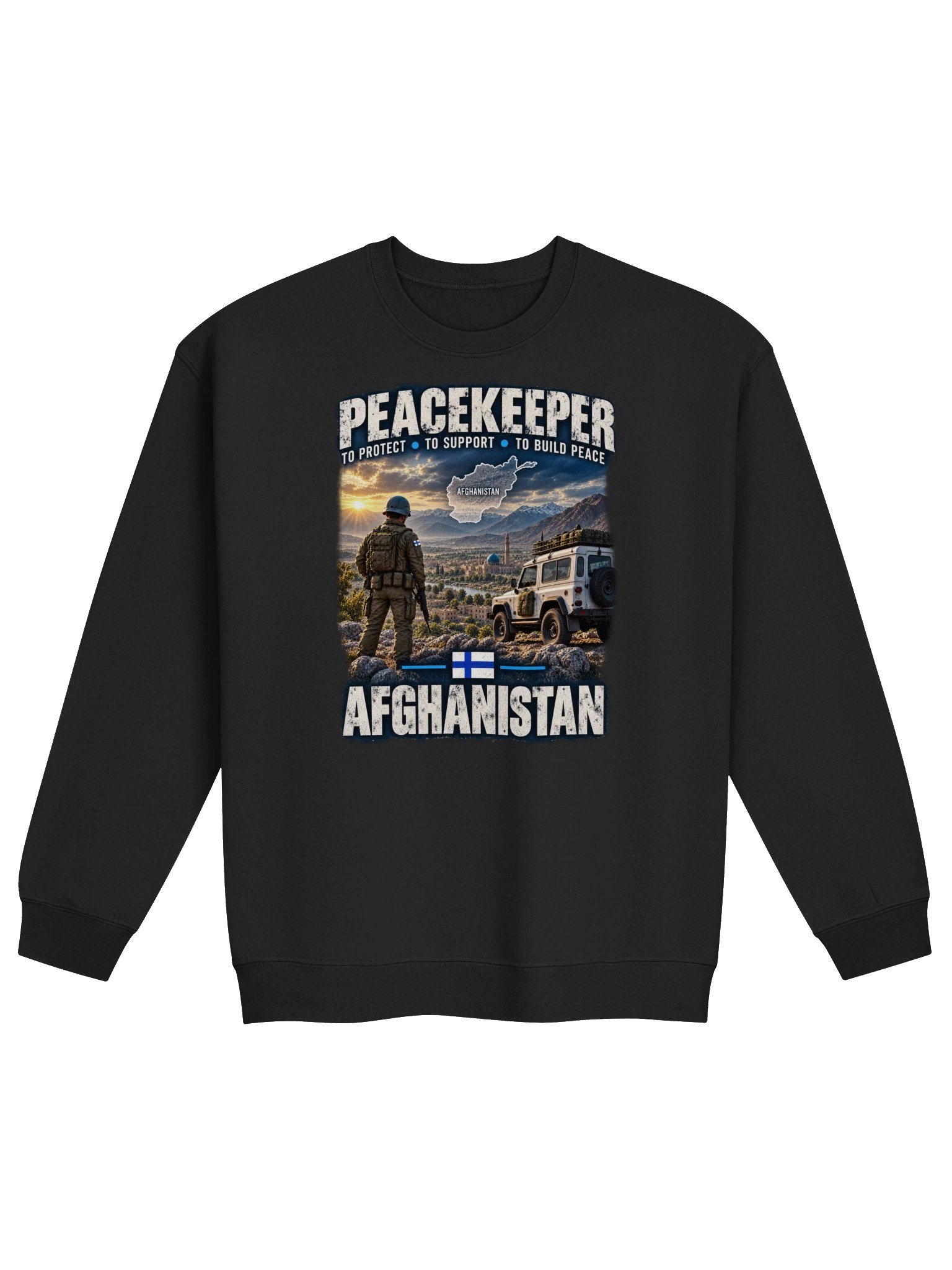 AFGHANISTAN Peacekeeper Crewneck Sweatshirt product image (1)