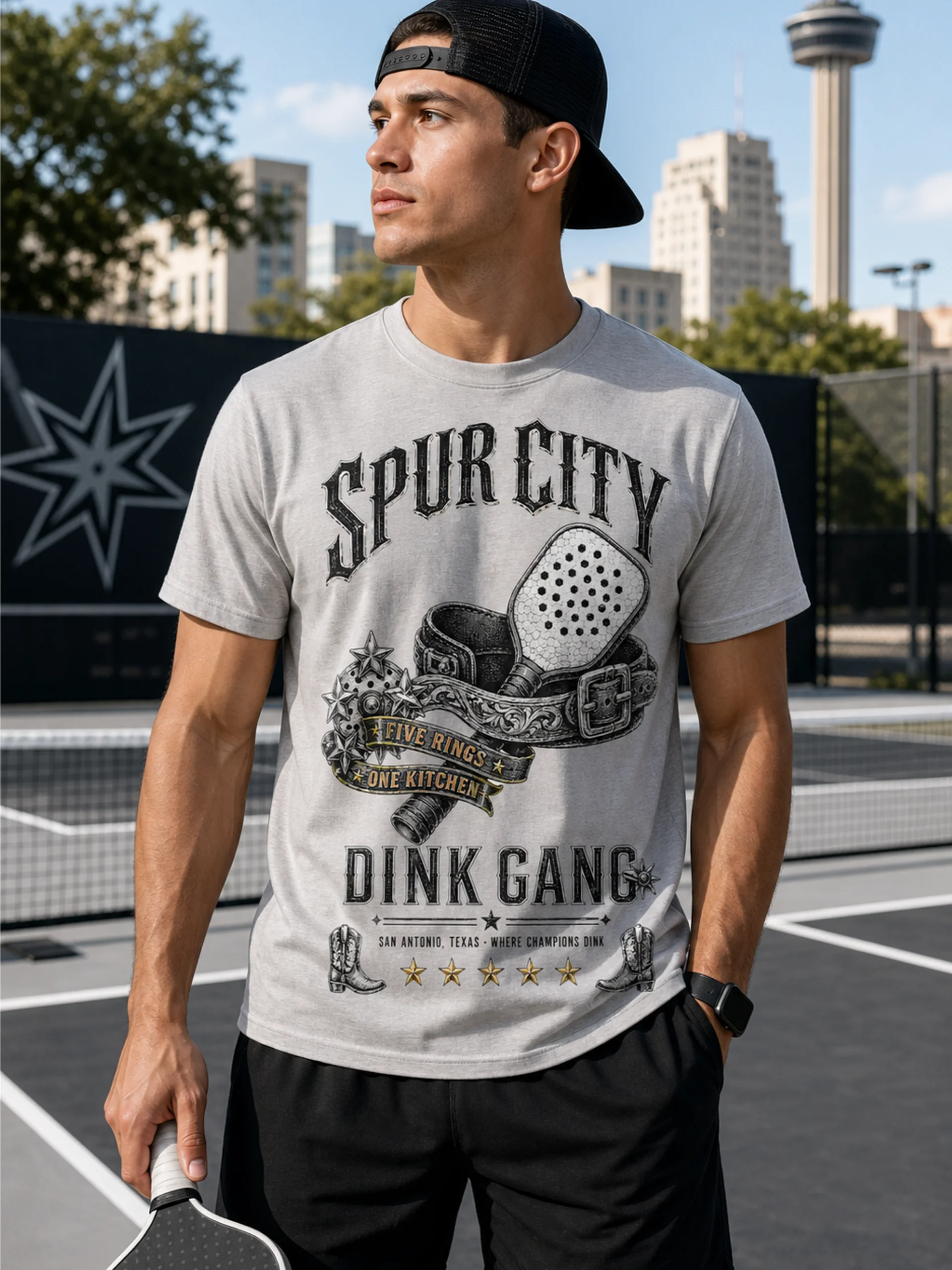 Spur City Dink Gang Pickleball Tee product image (1)