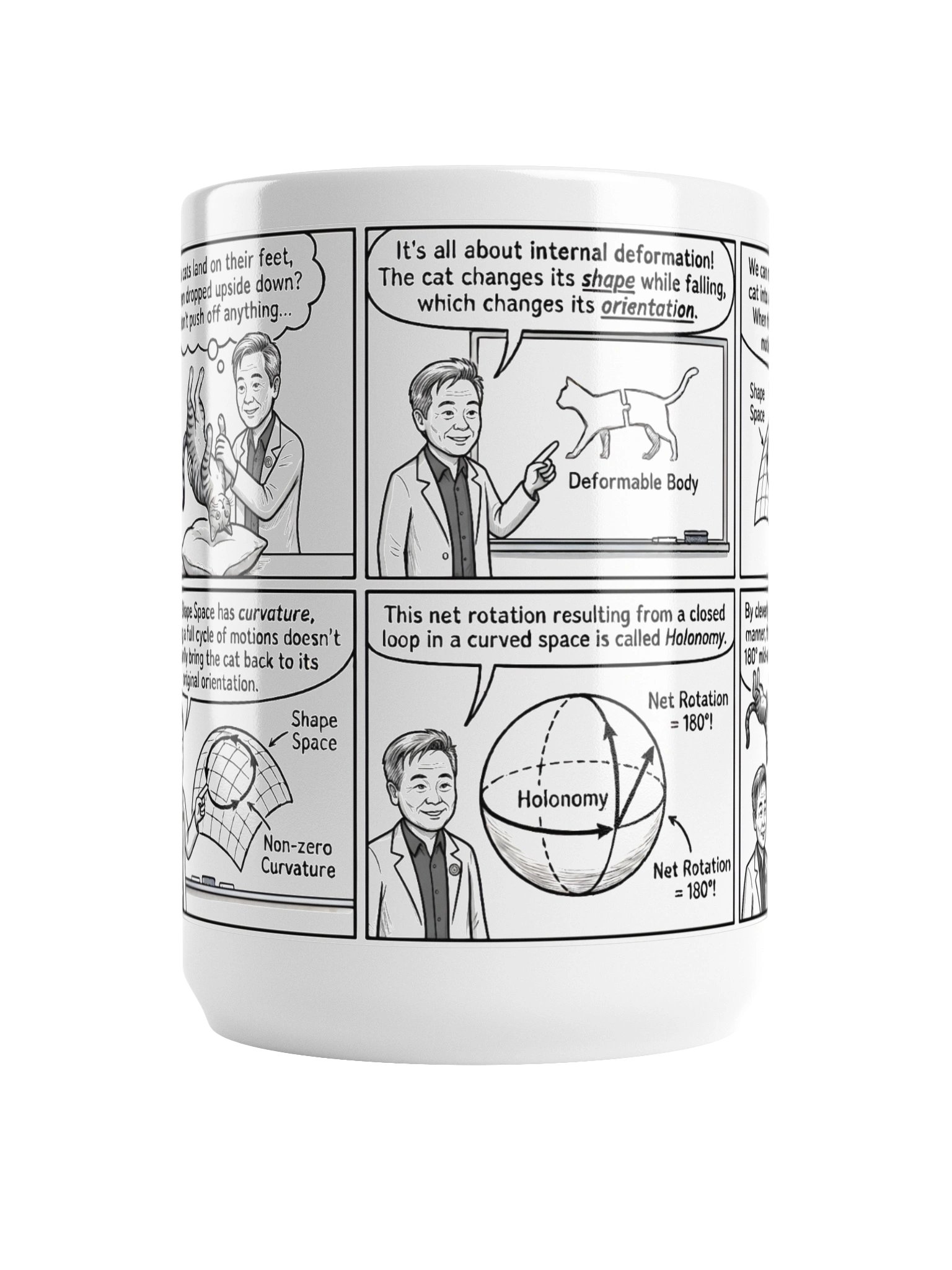 Meow! Math Cat-Righting (explained by Melvin) Comic Mug product image (2)