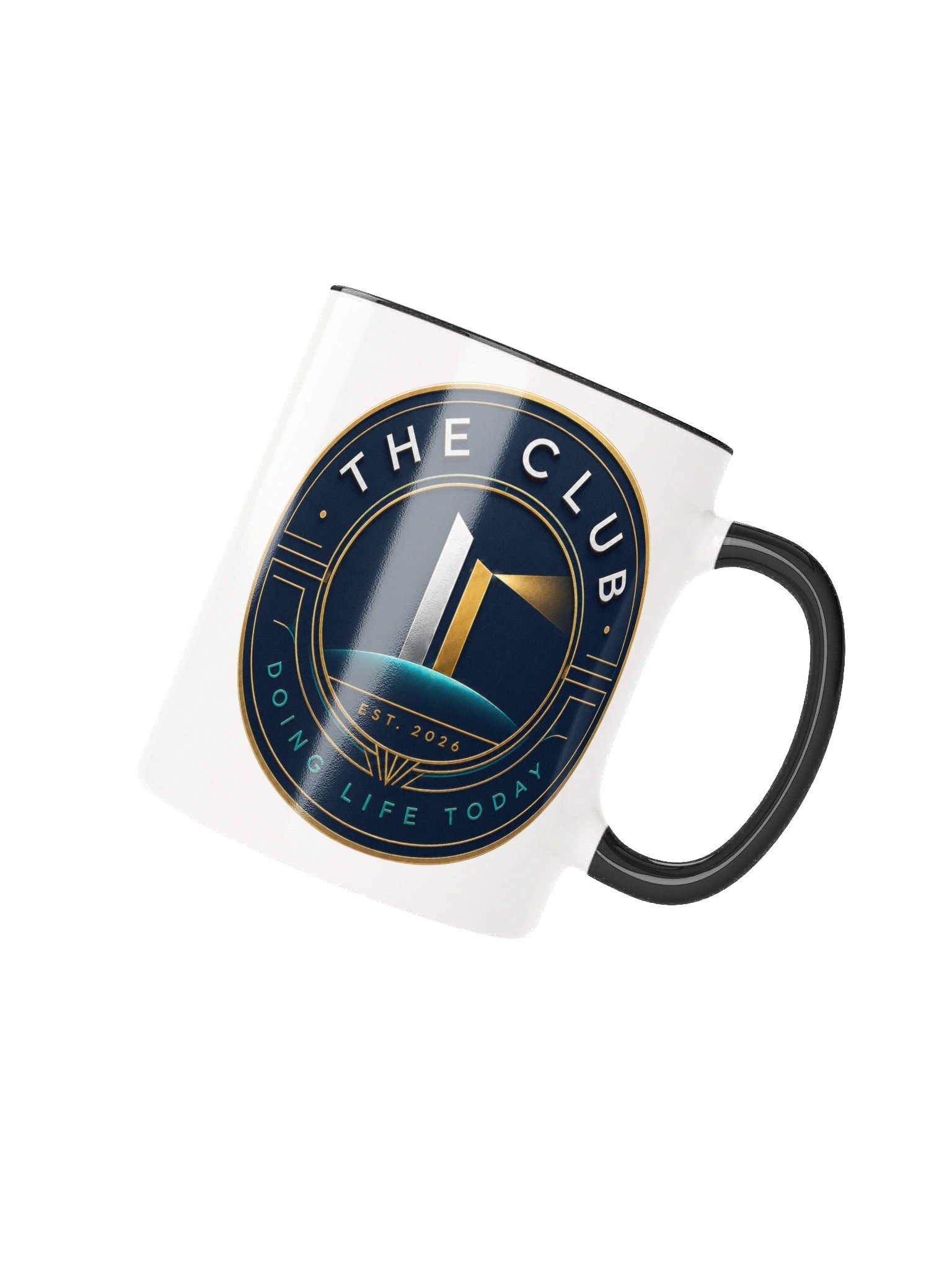 The Club Heritage Badge White Mug product image (4)