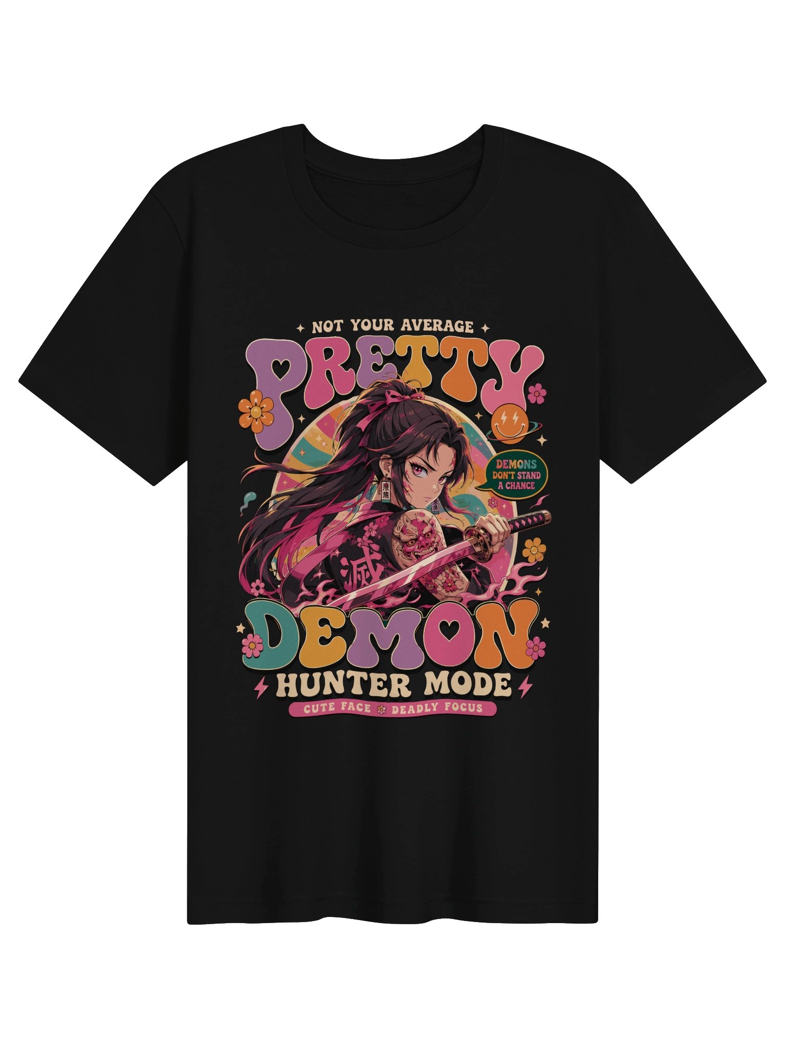 Pretty Demon Hunter Anime T-Shirt product image (1)