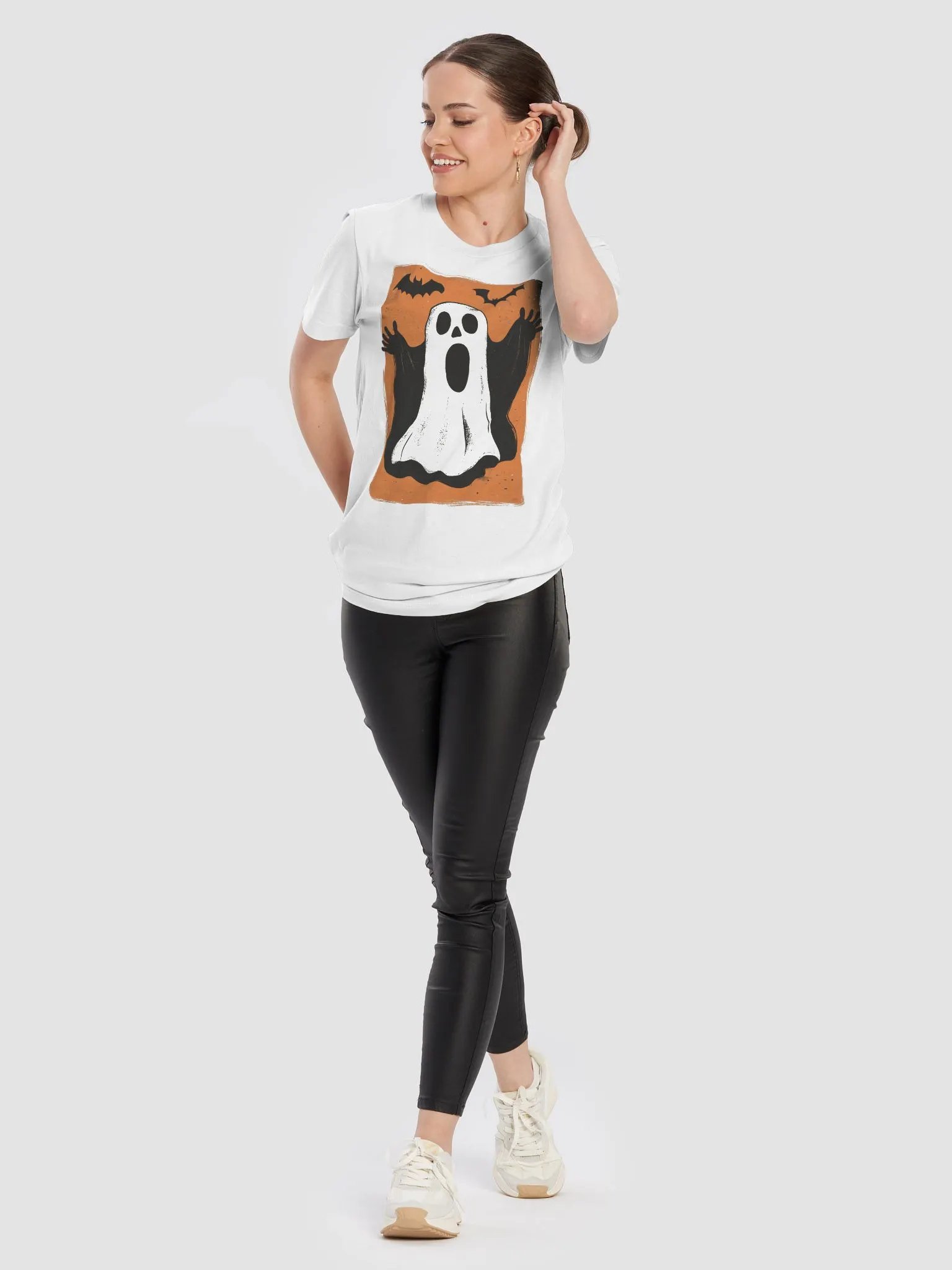 Classic Spooky Ghost Tee product image (10)