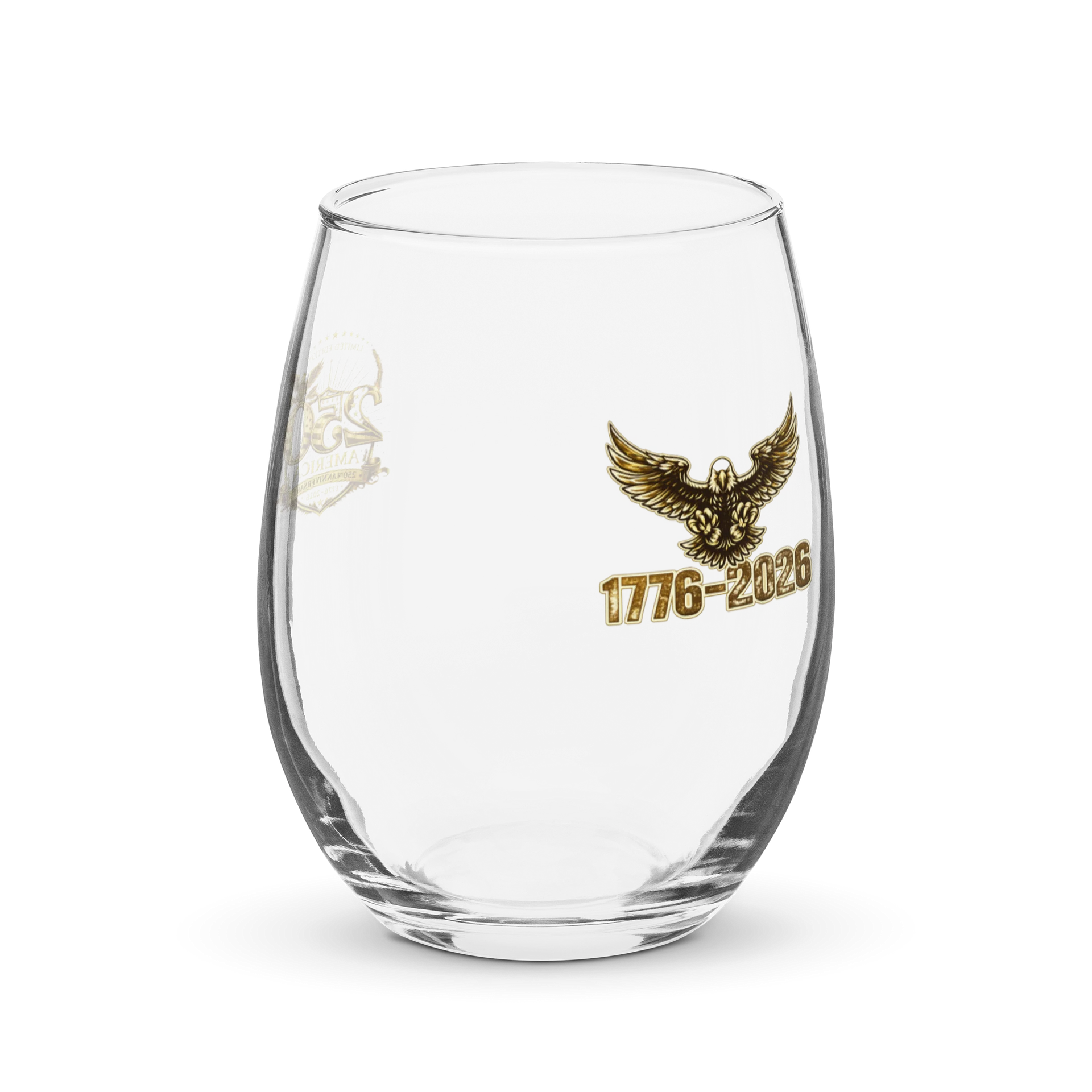 America 250 Anniversary Eagle Stemless Wine Glass product image (3)