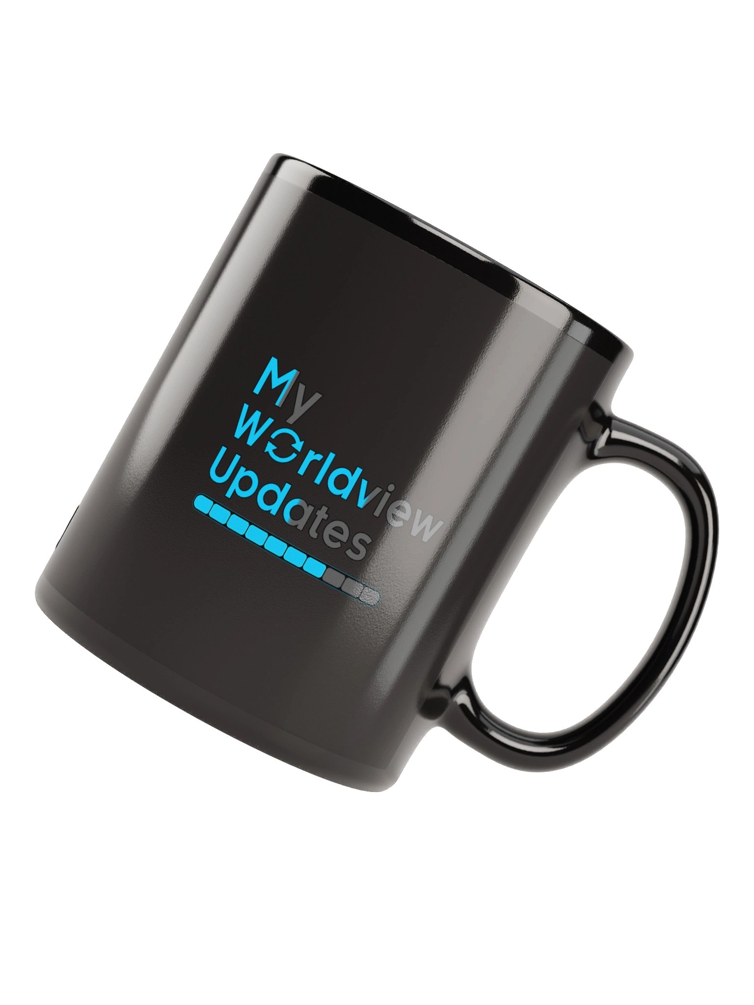 My Worldview Updates - Black Glossy Mug product image (6)