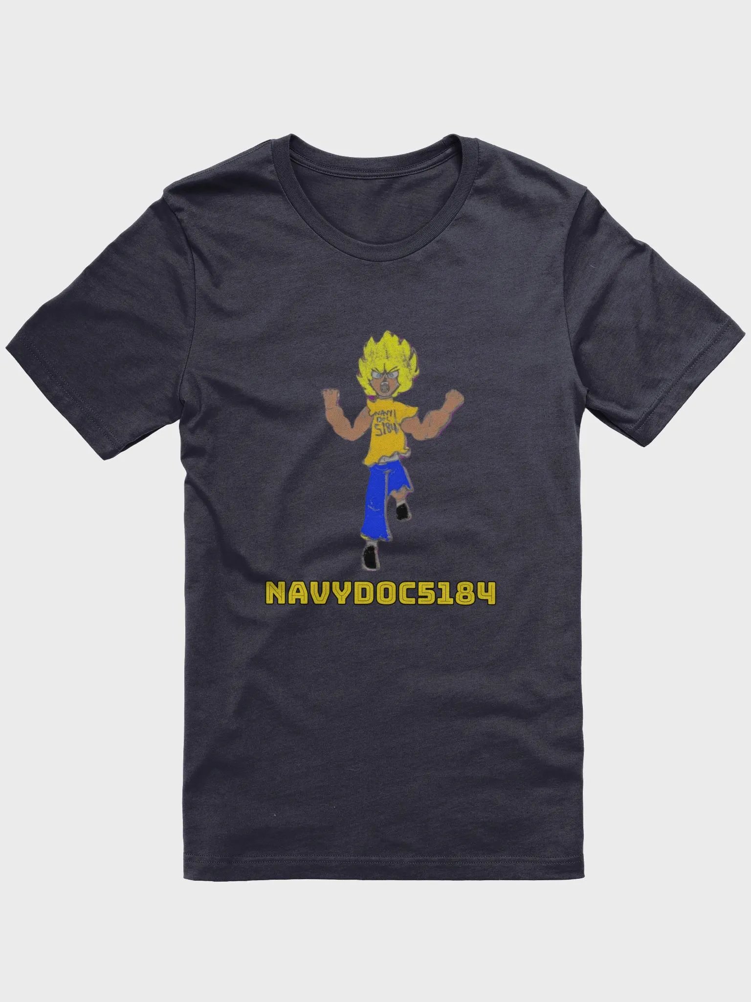 NavyDoc5184 Super Saiyan Supersoft Tee product image (4)
