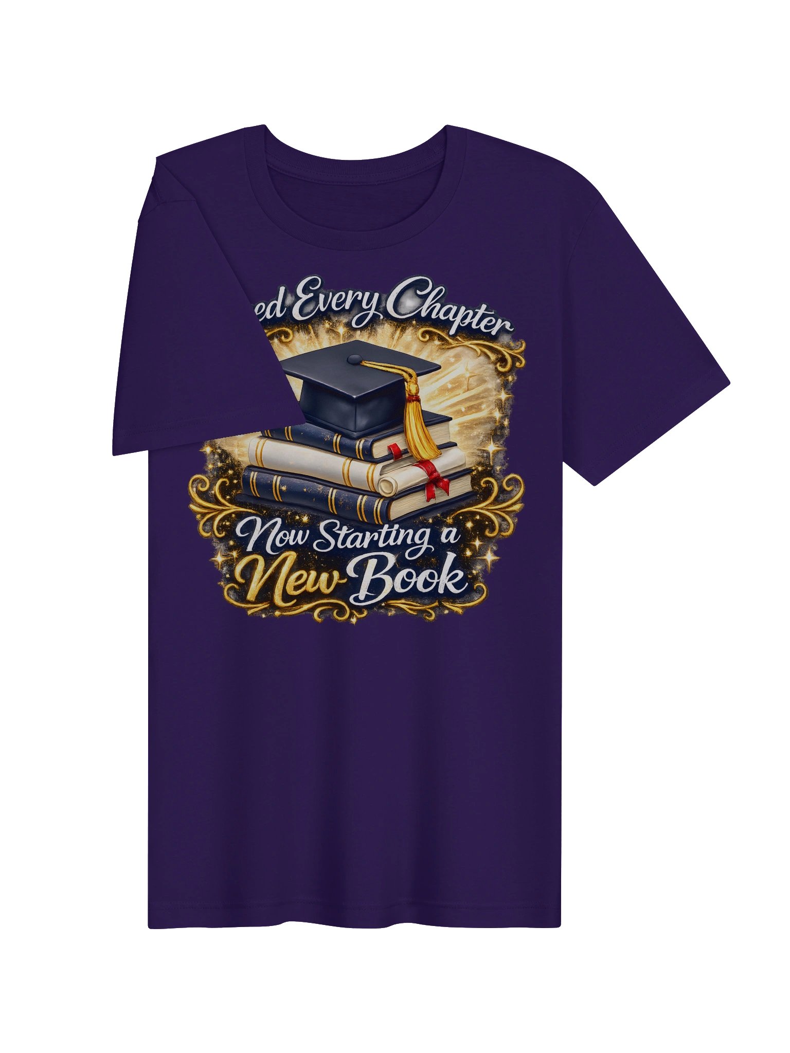 Closed Every Chapter Now Starting a New Book — Bella+Canvas Unisex Tee product image (3)