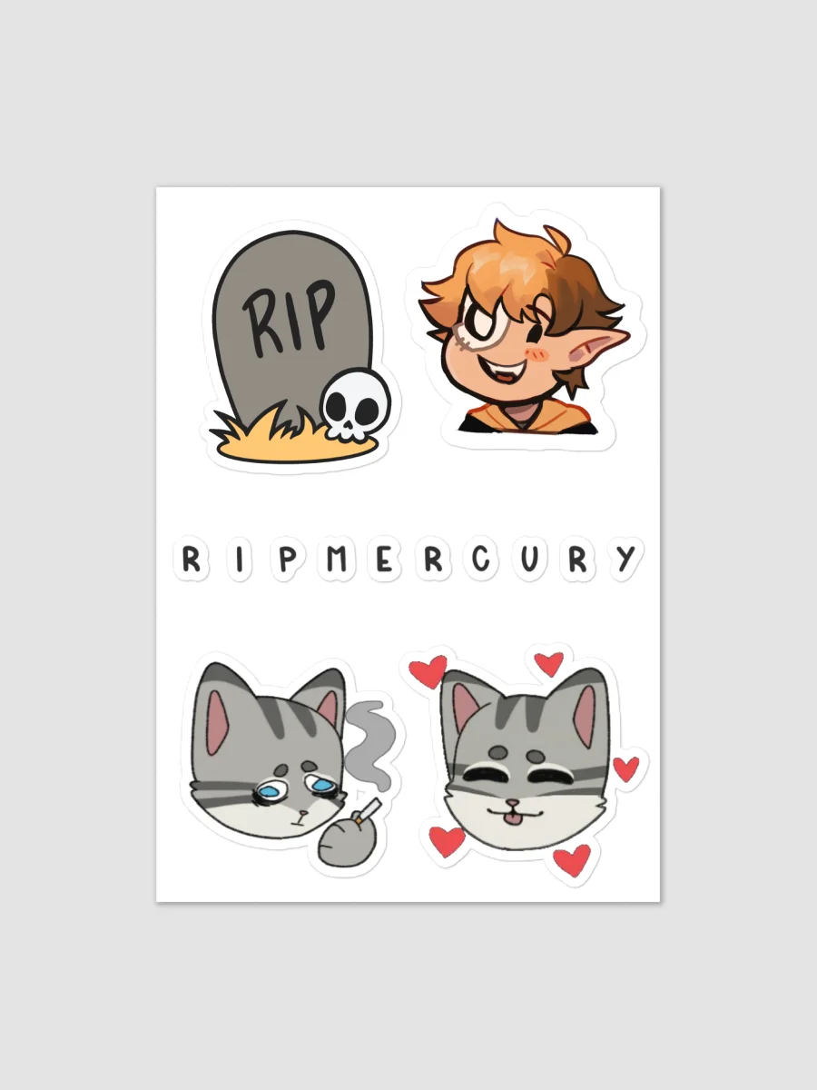 RIPmercury Stickers product image (1)
