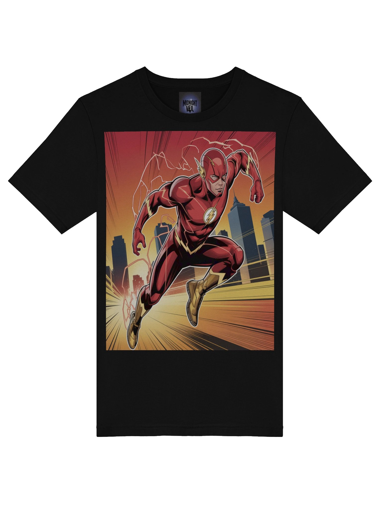 Aurora Blitz: The Flash Sunset Velocity T-Shirt product image (7)