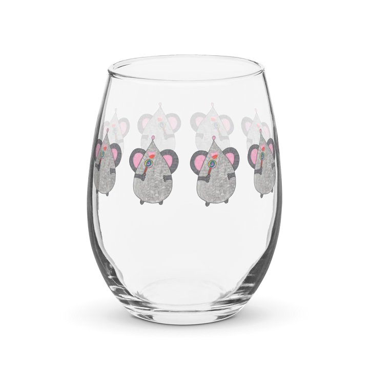 Lollipop mouse Stemless Wine Glass product image (2)