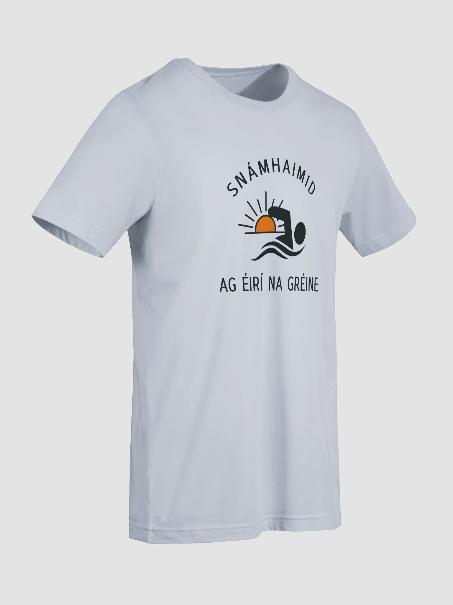 Snámhaimid ag Éirí na Gréine (We Swim at Dawn!) T-shirt product image (5)