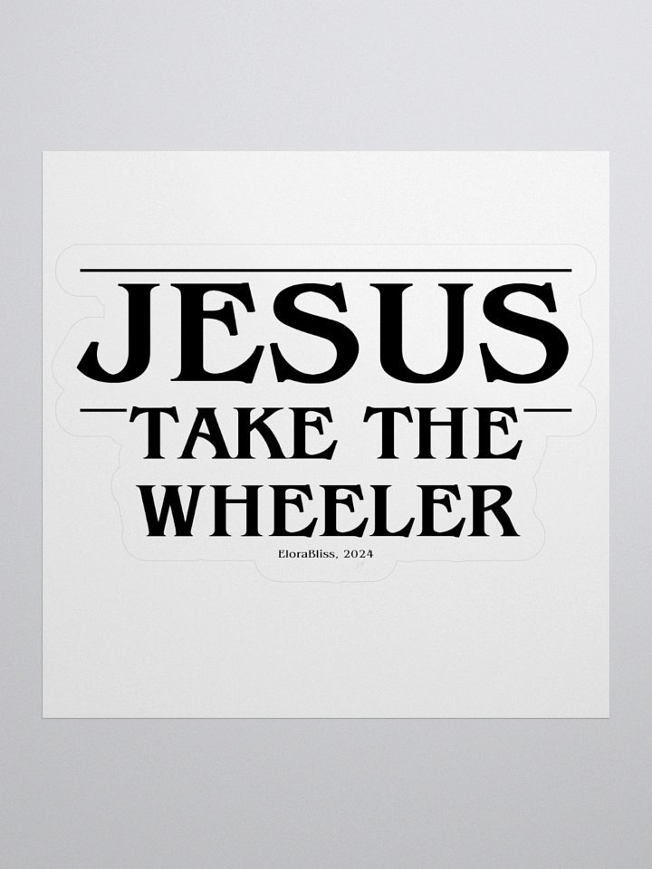 Nancy Take the Wheeler Sticker product image (1)