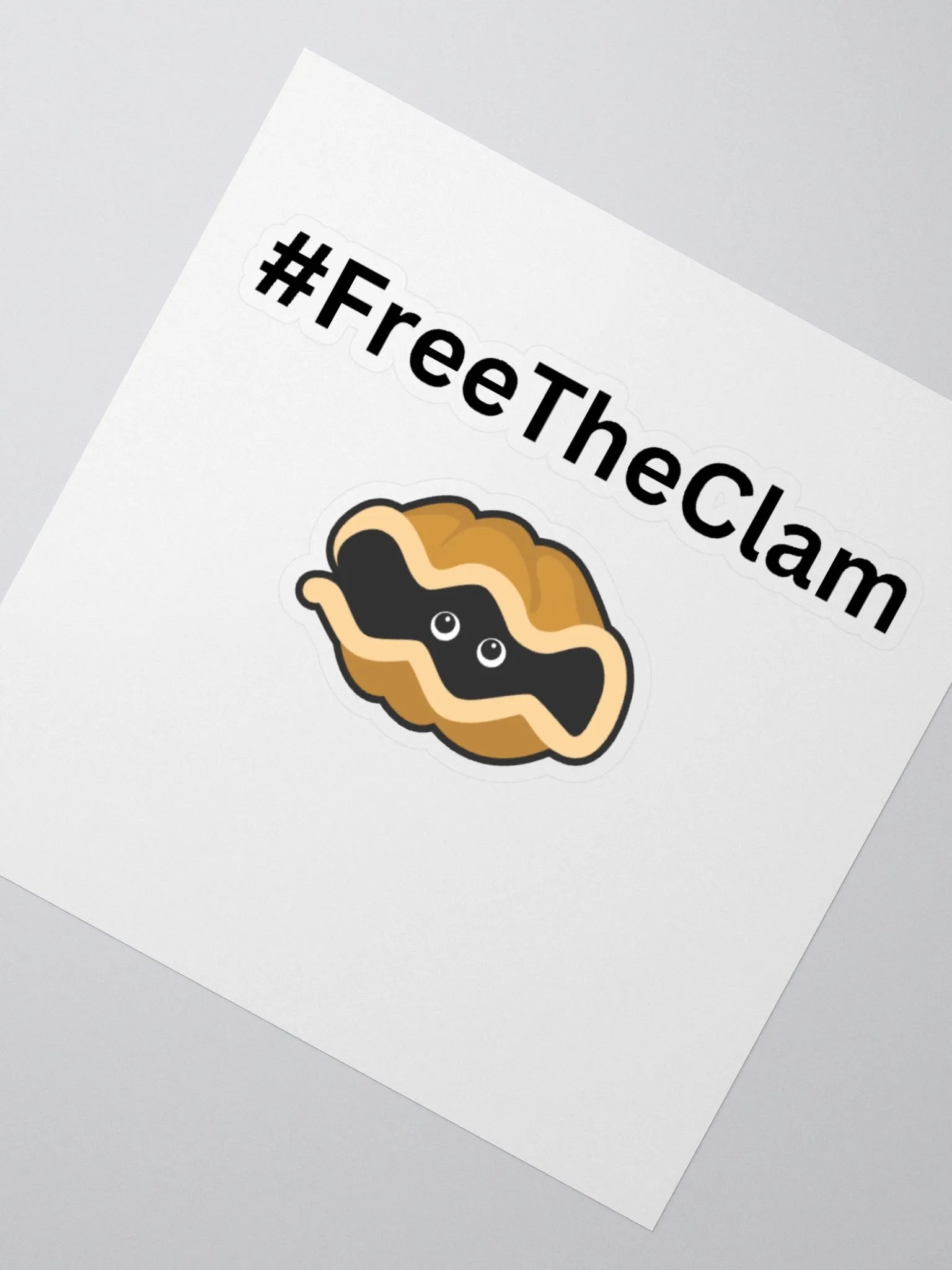 #FreeTheClam Sticker product image (7)