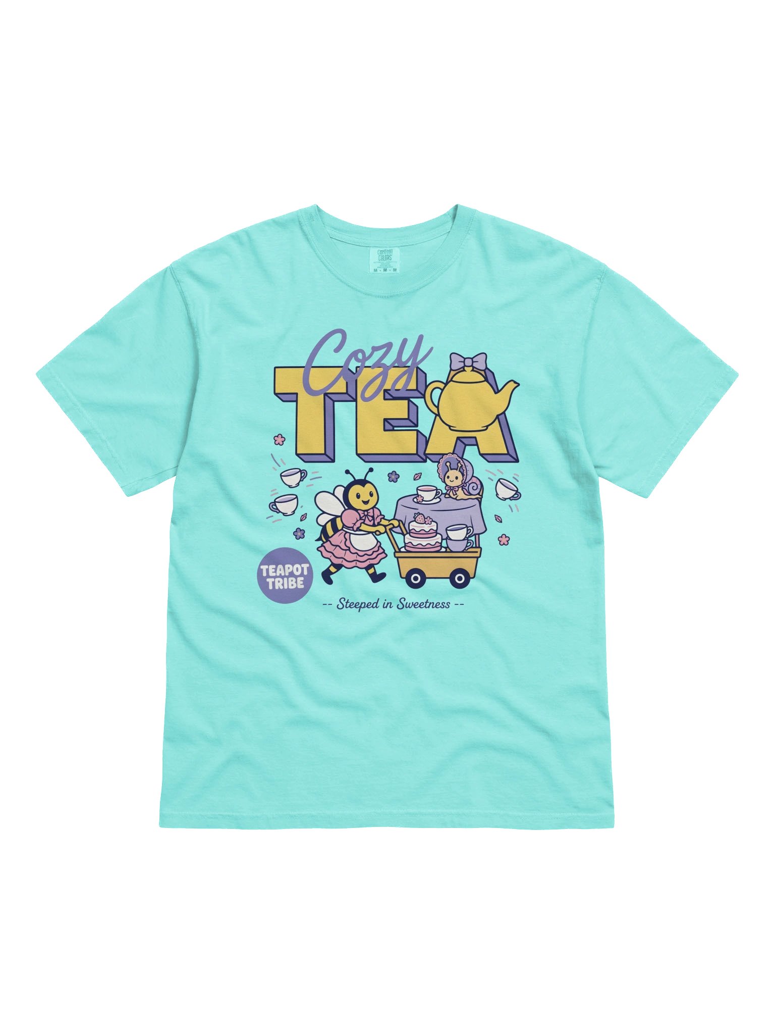 Cozy Tea - Steeped in Sweetness | Teapot Tribe Tea Party tee product image (4)