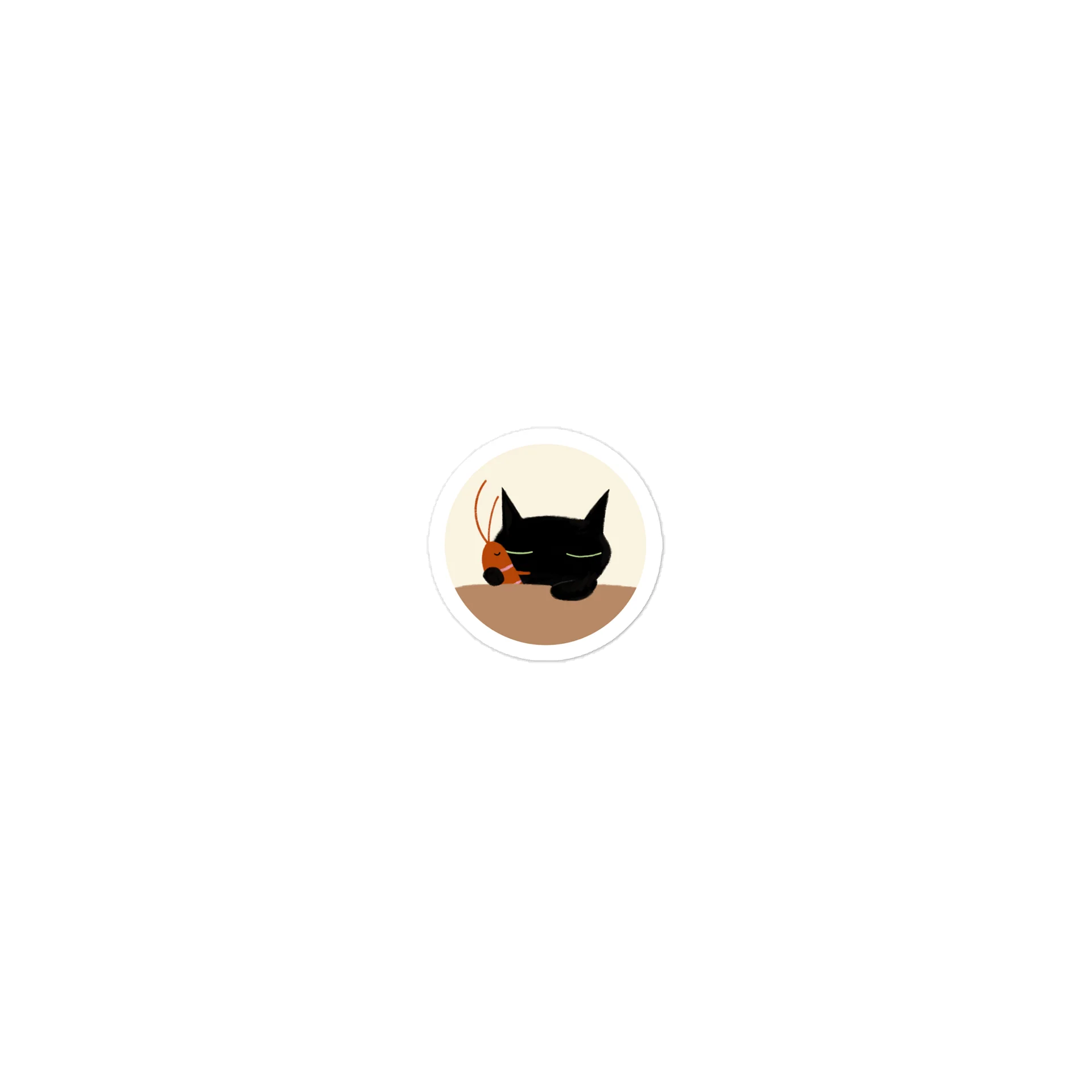 Round Sticker: Nap Time product image (1)