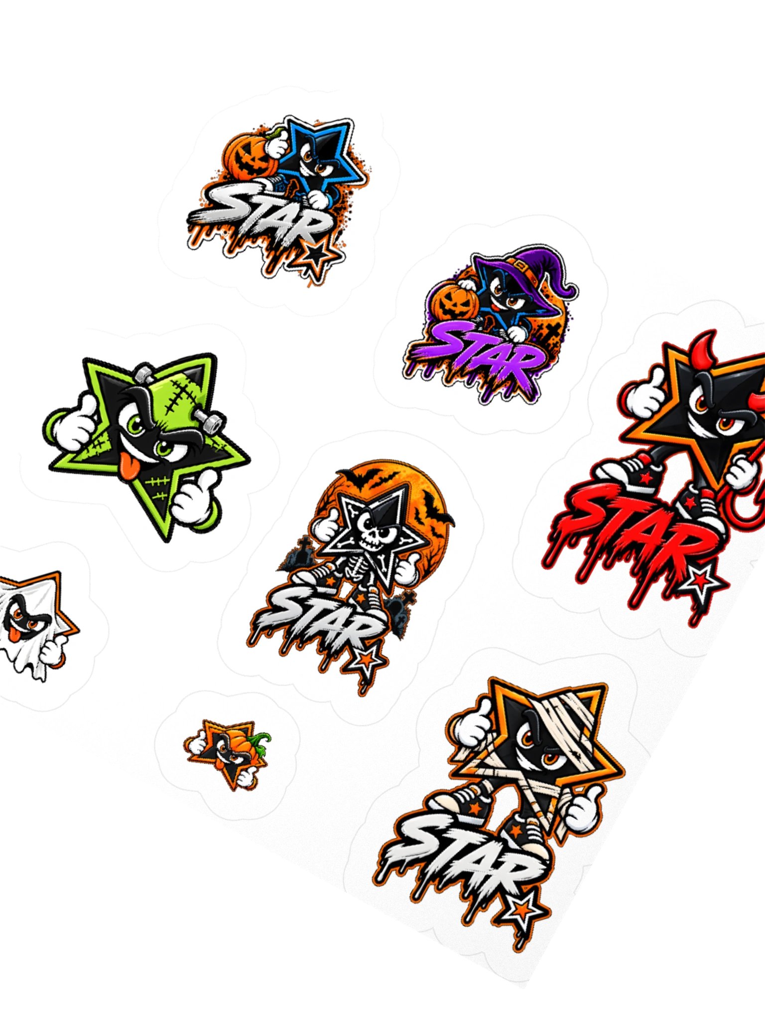 Halloween STAR Sticker Collage product image (2)