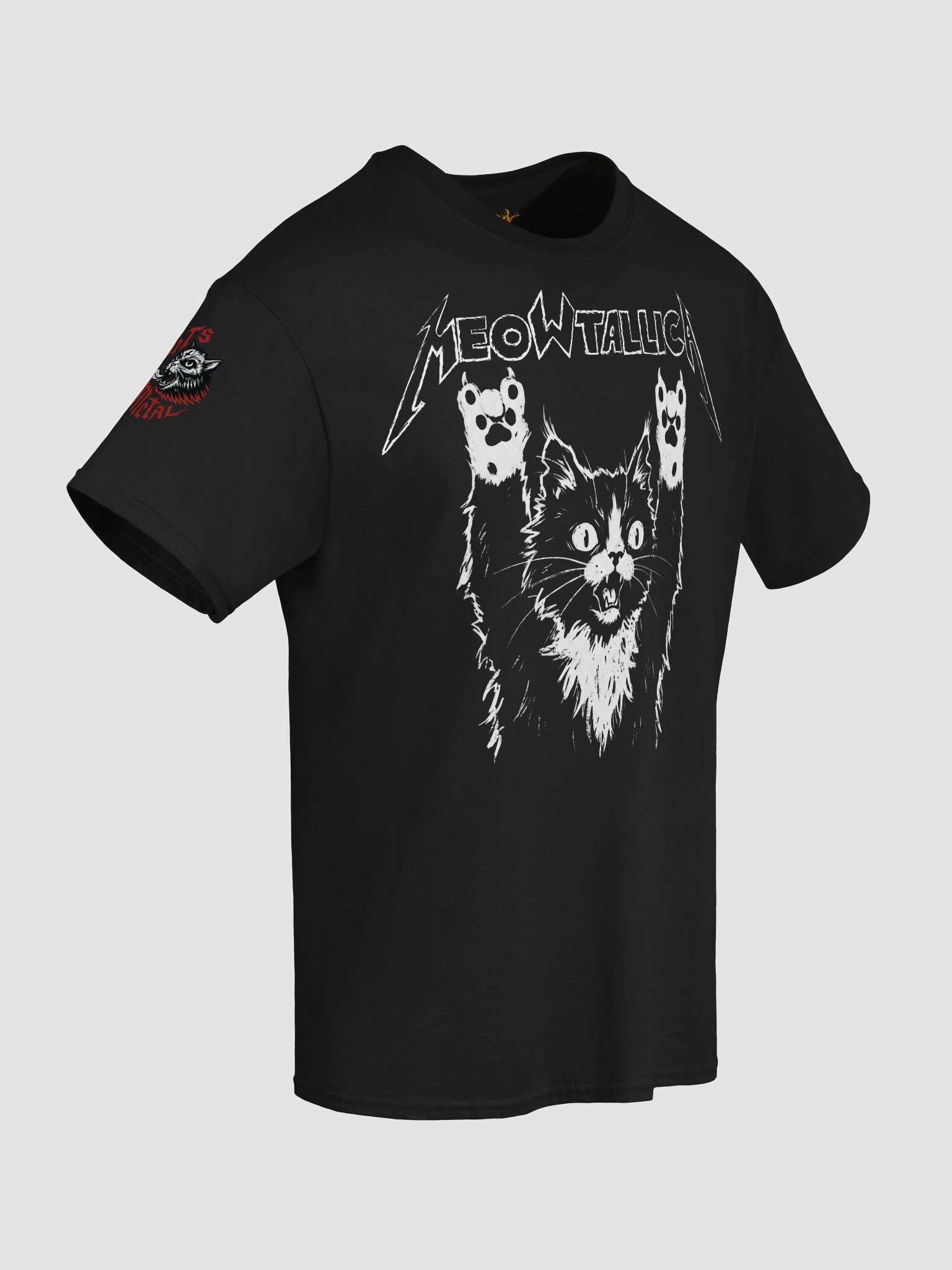 MEOWTALLICA CAT TEE product image (5)