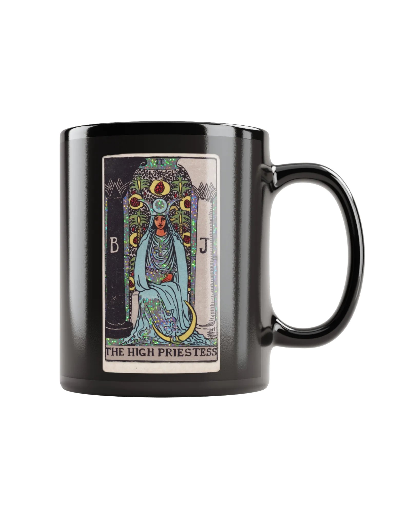 The High Priestess Holo Card Mug product image (1)