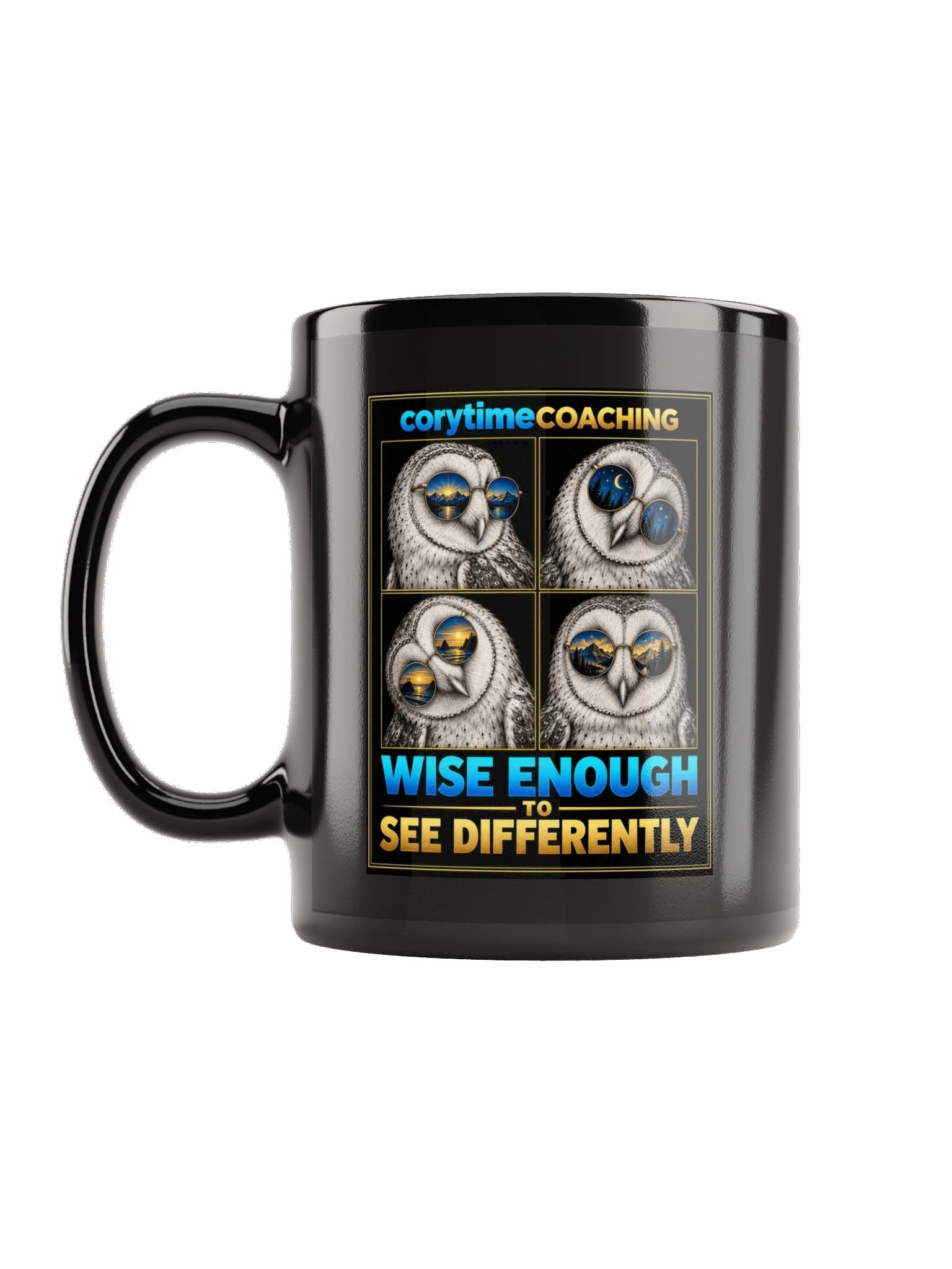 corytimeCOACHING Black Glossy Mug product image (7)