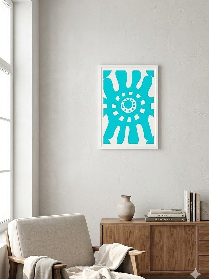 Ocean Glow – Abstract Mandala product image (1)
