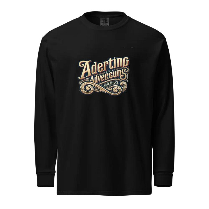 Vintage Typography Unisex Long Sleeve Shirt product image (1)