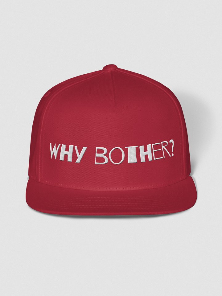 Urgers Why Bother Snapback Hat product image (1)