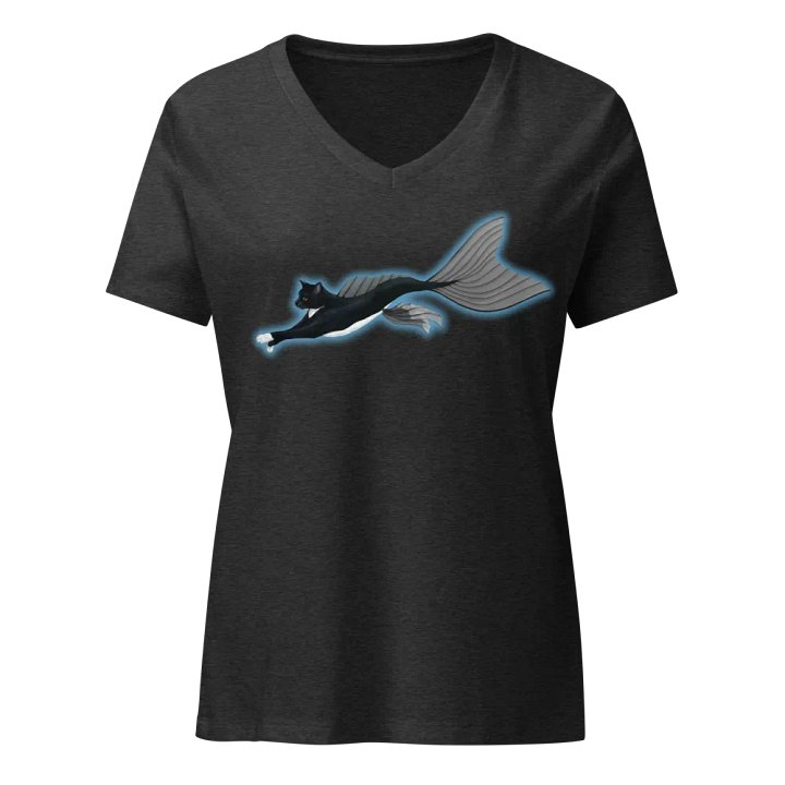 Mermeow Swimmimg V Neck product image (3)