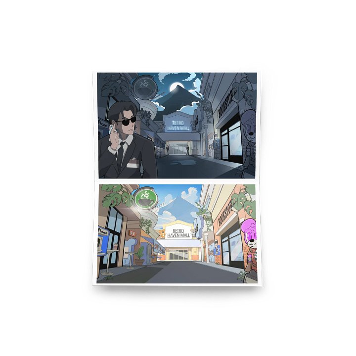 Retro Haven Mall – Collector’s Postcard product image (2)