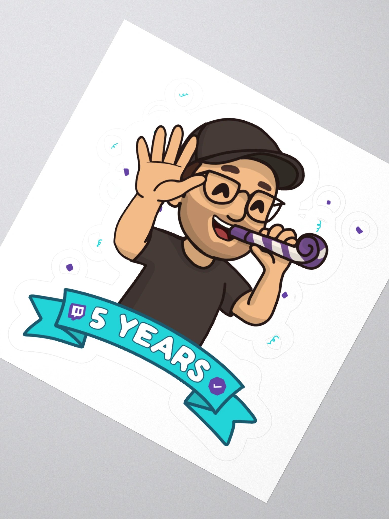 5 Year Partnerversary Sticker product image (4)