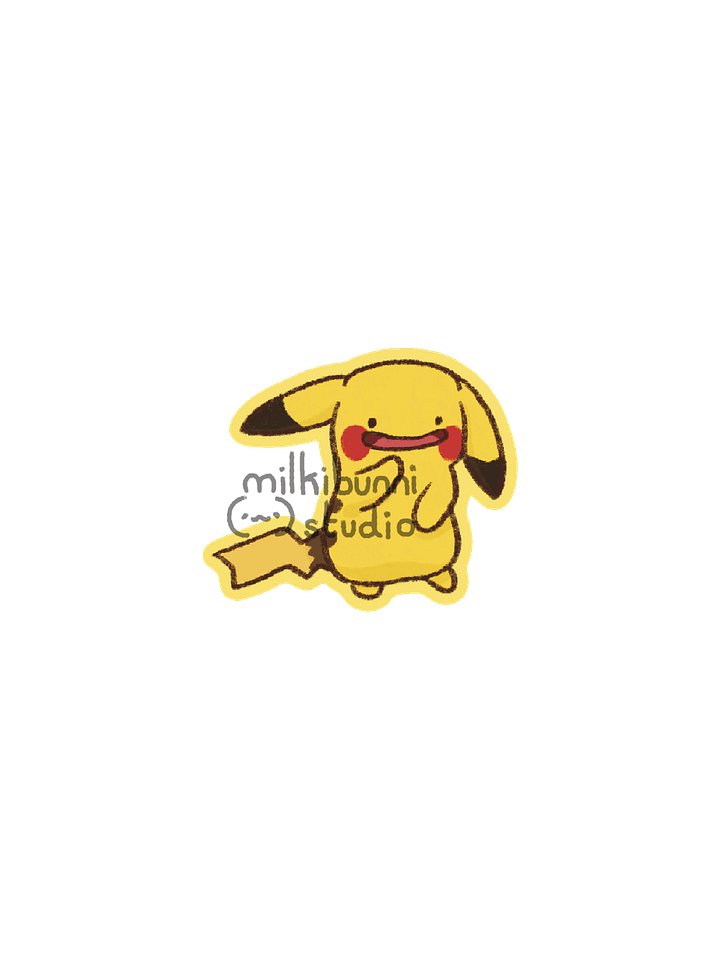 Pikachu Pokopia Sticker product image (1)